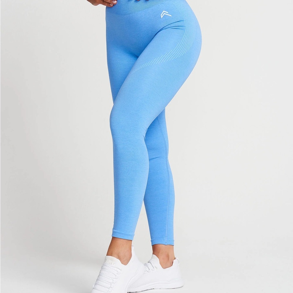 Oner Active Classic Seamless Blue Marl High-Waisted Leggings